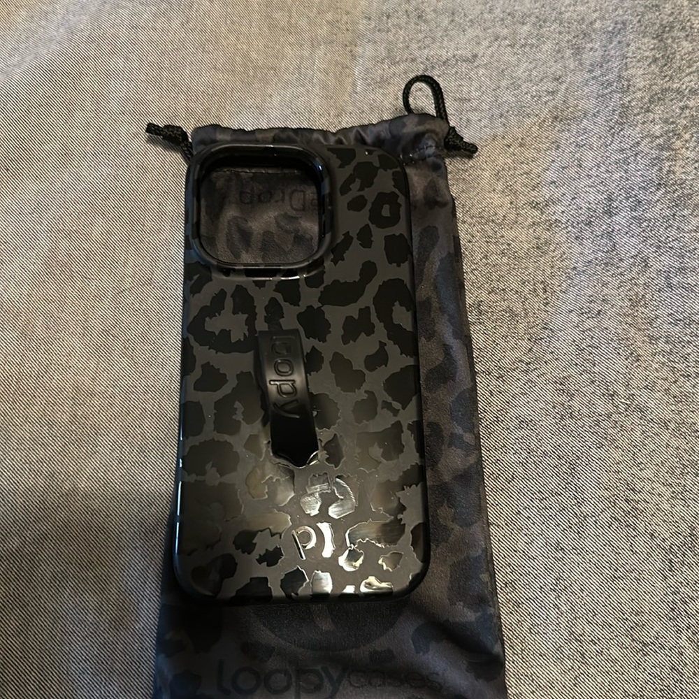 Loopy Original iPhone 14 Pro | Midnight Leopard| Matte & Gloss Edition